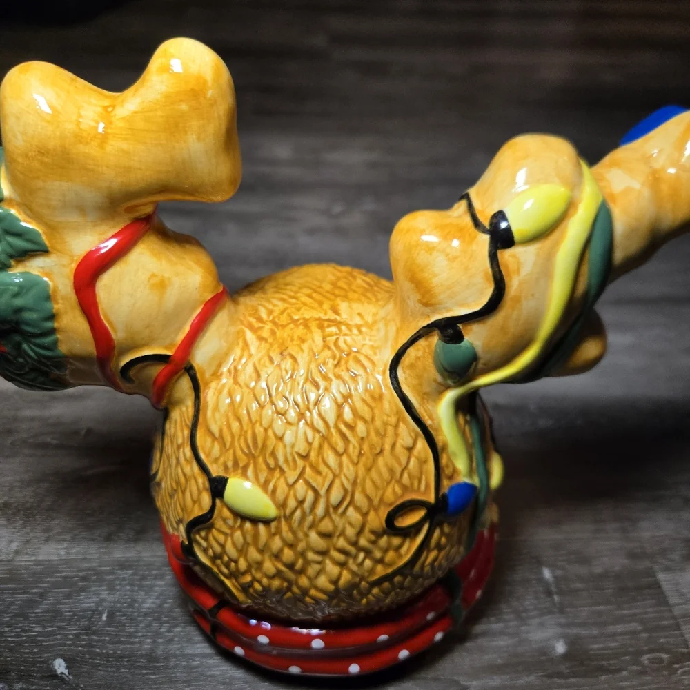 Vintage Christmas Reindeer Cookie Jar by M. Rupert for‎ Geo. Z. Lefton 1…